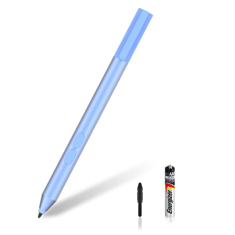 MPP 1.51 Pen for Surface Pro 11/10/X/9/8 300Day Battery Life Palm Rejection | Digital Pen for Surface, Surface Laptop/Book/Go/Studio, Kobo, 1024 Pressure, Precise Drawing & Note-Taking, Two Side Buttons - color: Blue