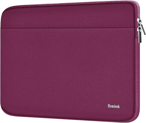 Laptop Sleeve 15.6 inch, Shockproof Protective Notebook Case with Accessory Pocket, Briefcase Carrying Laptop Bag for 15.6" HP, ASUS, Dell, Lenovo, Acer, Rose Red - color: Rose Red, size: 15.6 inch