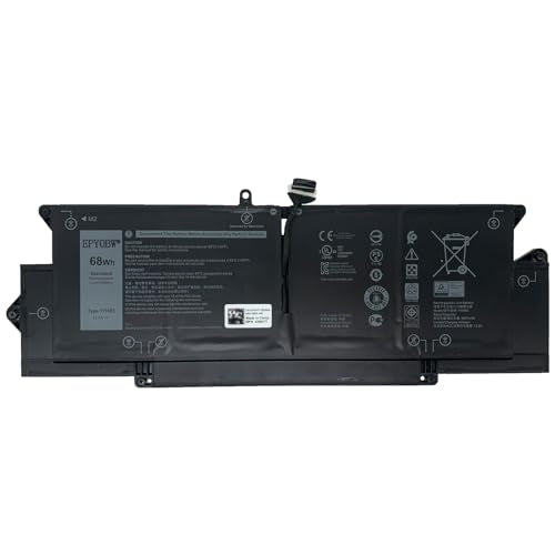 Y7HR3 Laptop Battery 68Wh 5667mAh 6-Cell 11.4V Compatible with Dell Latitude 7310 7410 / Latitude 7410 Chromebook Enterprise Series 35J09 JHT2H 4V5X2 HRGYV WY9MP XMV7T 009YYF