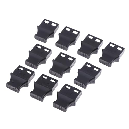 USB Cover Cap 30Pcs USB-A Port Cover with Handle - Anti-Dust Plug for Laptop and Computer Socket Protection Caps