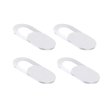 4 Pack Webcam Cover Slide Privacy Cover for Laptop Phone Tablet Camera Blocker - color: White