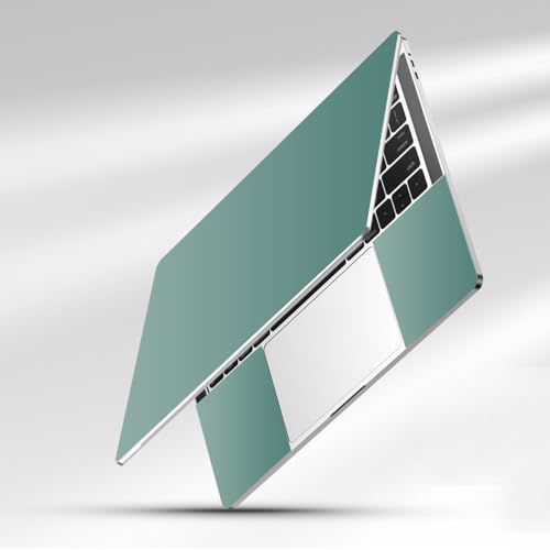15-15.6 inches Netbook Laptop Skin Sticker Decal Reusable Cover Protector for 11.6 12 13 13.3 14 15 15.4 Notebook Chromebook Easy to Apply and Remove, Scratch-Resistant Waterproof I Dark Cyan - color: Dark Cyan