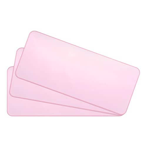 PATIKIL Universal Silicone Keyboard Protector Skin for 13.3"-14" Laptop Notebook 12.5 x 5.2 Inch Pink Ultra Thin Keyboard Cover Keyboard Protective Film 3Pcs - color: Pink, size: 12.5"x5.2"