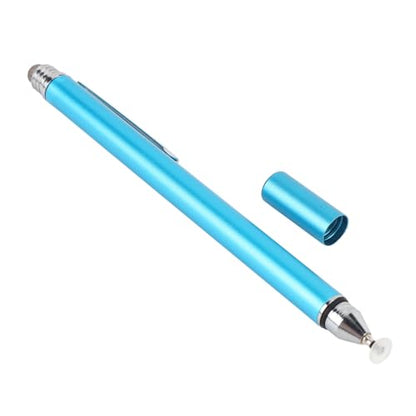 Dioche Capacitive Stylus Pen 2 in 1 Stylus Pen - High Sensitivity Double End Capacitive with Two Tips for Touch Screen & Digital Calendar - Dark Blue (Light Blue) - color: Light Blue