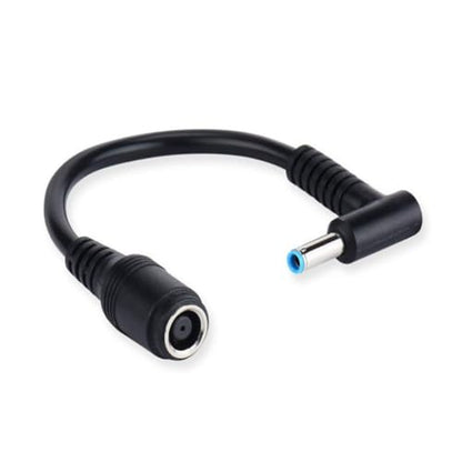 90 Degree Laptop Charger Converter Cable, 7.4x5.0mm Female to 4.5x3.0mm Male Tip, Portable Adapter for Home, Travel and Work