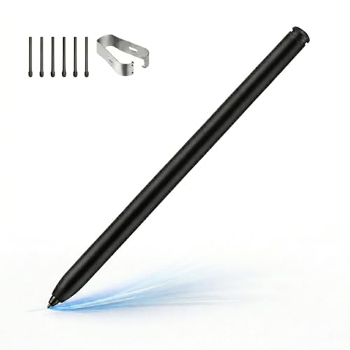 EMR Stylus Pen for Remarkable 2 / Remarkable 1, Kindle Scribe, BOOX Tablets, Battery-Free with Digital Eraser, 4096 Pressure Levels, Magnetic Pen Holder, 6 Replacement Nibs Included, Black - style: 6 Pencil Tips-black