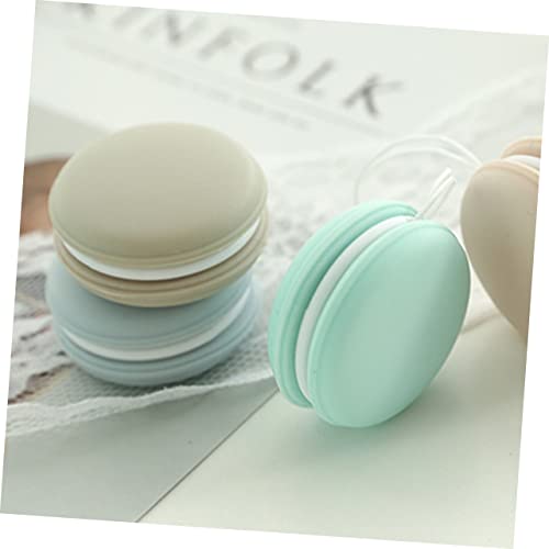 Amosfun 12pcs Macaron Shape Phone Screen Microfiber Cleaning Cloth for Electronics Screen - color: Khakix3pcs, size: 3.5X3.5X1.6CMx3pcs