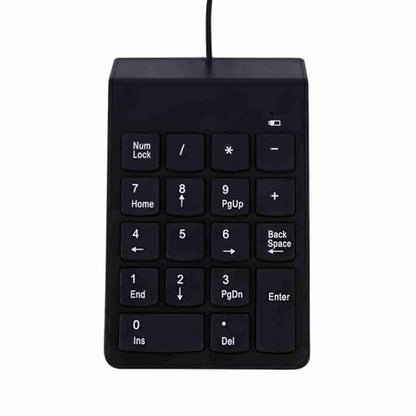 SUNGOOYUE USB Numeric Keypad, ABS Wired Number Pad 18 Keys USB 2.0 Plug and Play Spill for Laptop Desktop Data Entry Accounting Spreadsheet Users