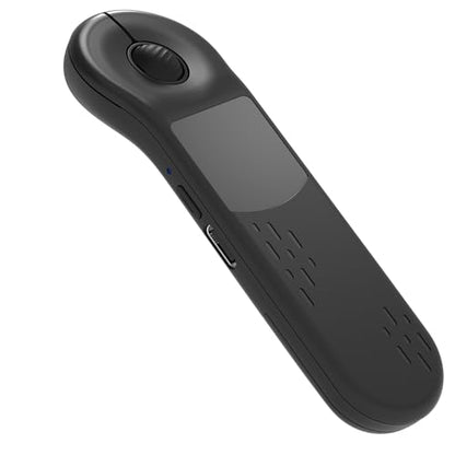 Air Mouse Bluetooth Presenter with Touchpad for PC/iOS/Android, Rechargeable Remote Control for PowerPoint/Keynote/TikTok/Camera/Kindle App (Black) - color: Black