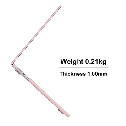 EooCoo Case for MacBook Air 15 inch M5 M4 M3 M2 2026-2023, Matte Pink | Easy to Install, Sturdy, Plastic Hard Shell Case & Keyboard Cover & Screen Protector, Model: A3448 A3241 A3114 A2941 - color: Matte Pink