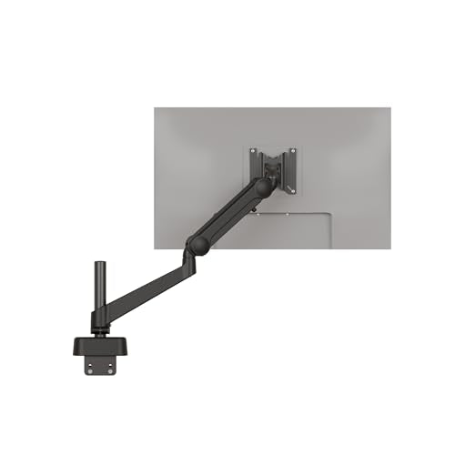 Vari Single Monitor Arm Series 2 – VESA Compatible Monitor Mount for Screens 27” & 19.8 lbs – Adjustable Arm with 360° Rotation, Cable Management & Ergonomic Height Adjustment – Black - size: Single-Monitor Arm