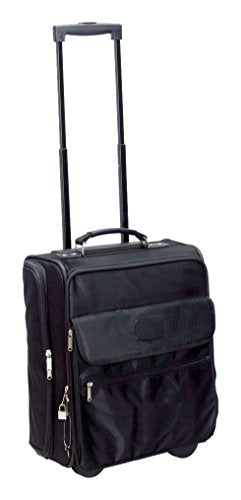 Preferred Nation Rolling Computer Case/Overnighter Briefcase, Black
