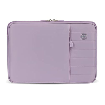 SwissGear Padded Zippered Laptop Sleeve, Micro-Twill Laptop Case with Zippered Front Compartment & Fleece Lining - color: Lilac, size: 16-Inch