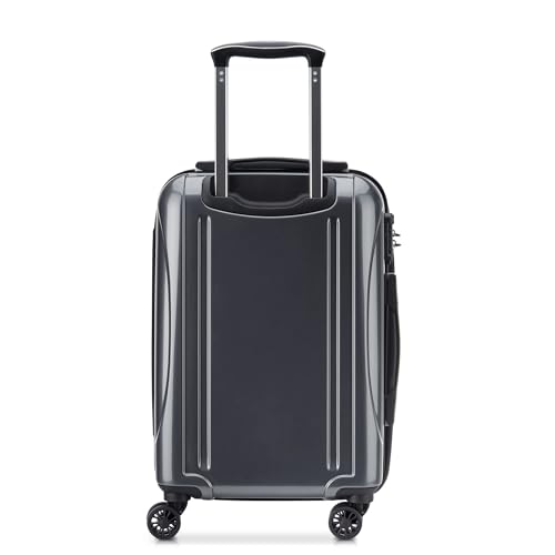 DELSEY PARIS Helium Aero Hardside Expandable Luggage with Spinner Wheels, Titanium, Carry-On 19 Inch - color: Titanium, size: Carry-On 19 Inch