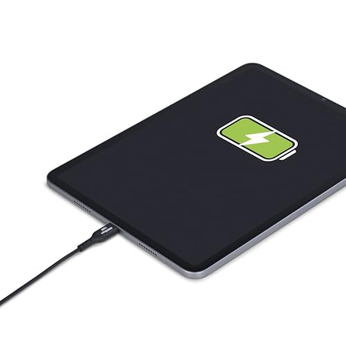 StarTech 15ft/4.5m USB-A to USB-C Charging Cable, 3A, Black (USB2AC15FBKE) | USB 2.0 480Mbps, TPE jacket, Black, Male to Male, Aluminum braided shield, 15W, Charge and Sync - color: Black, size: 15 ft, style: 1-Pack