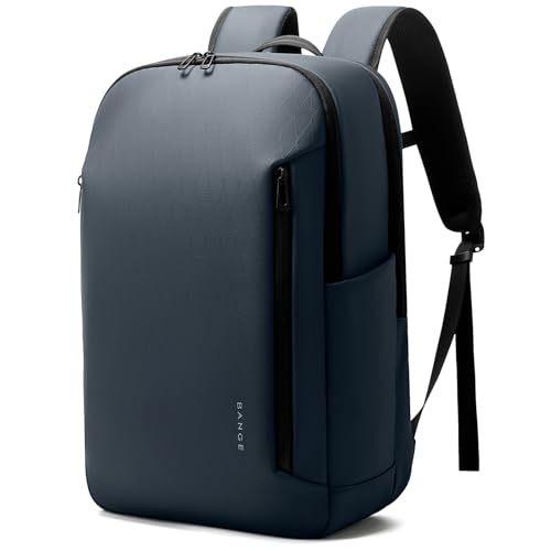 BANGE Business Smart Backpack for Men and Women，can holds 15.6 Inches Laptop Backpack, Waterproof Commute Work Travel Backpack, Flight Carry-On (blue) - color: Blue