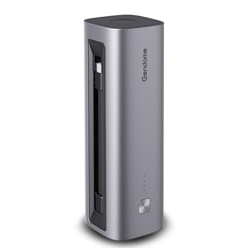 GENDOME Portable Phone Charger, 15000mAh Portable Power Bank LiFePO4 Battery, QC3.0 & PD3.0 22.5W USB-C in&Out Fast Charging for Phone, Headphone, Watches, Tablet, Travel Essential Backup Battery - style: Micro30pro