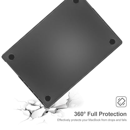 ProCase Slim case for MacBook Pro 16 Inch -Midnightblack | Translucent Hard Shell Shockproof Cover for 2026 2025-2021 MacBook Pro M5 M4 M3 M2 M1 Pro/Max - color: Midnightblack