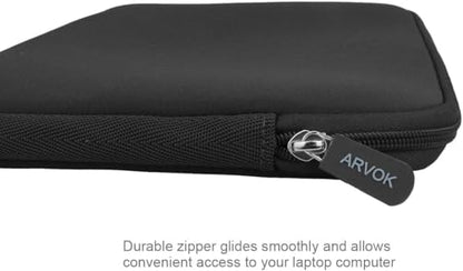 ARVOK 15 15.6 16 inch Laptop Sleeve Ultra-Thin Case MacBook pro 16 inch Sleeve Water-Resistant Notebook Computer Pocket Tablet Briefcase Carrying Bag Pouch Skin Cover for HP/Dell/Lenovo/Asus/Acer - color: Black, size: 15 inch