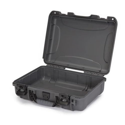 NANUK 910 Empty Waterproof Hard Case – 14.3” x 11.1” x 4.7”, Protective Case for Gear – Impact-Resistant, Dustproof, Airline Carry-On Approved – Made in Canada, Graphite - color: Graphite, style: Empty