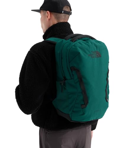 The North Face Vault Everyday Laptop Backpack, Pacific Teal/Blk, OSFA | Commuter Travel Bag, Water-Repellent Finish, Spacious Compartment - color: Pacific Teal/Tnf Black