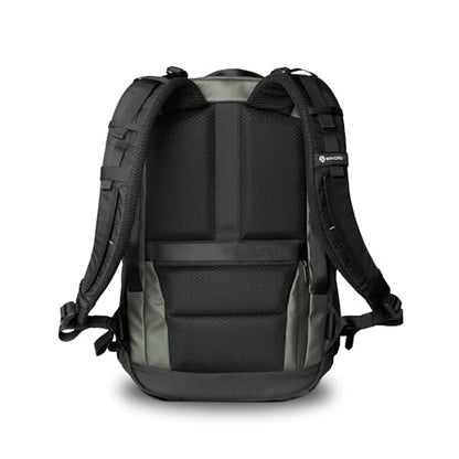 WANDRD NIMBUS 18L: Lightweight Travel Backpack for Men and Women, Weather Resistant Everyday Bag with Padded Shoulder Straps, Laptop Bag and Traveling Bag for Office (Wasatch Green) - color: Wasatch Green