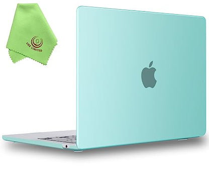UESWILL Case for MacBook Air (15 inch, M2 M3 M4 M5, 2023 2024 2025 2026) Model A3448 A3241 A3114 A2941, Matte Hard Shell Cover + Microfiber Cloth, Green - color: Green, size: MacBook Air 15" (M2 M3 M4 M5)