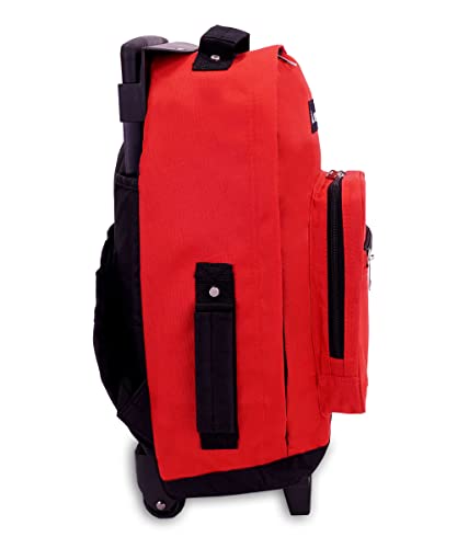 Everest Wheeled Backpack - Standard, Red, One Size,1045WH-RD/BK - color: Red