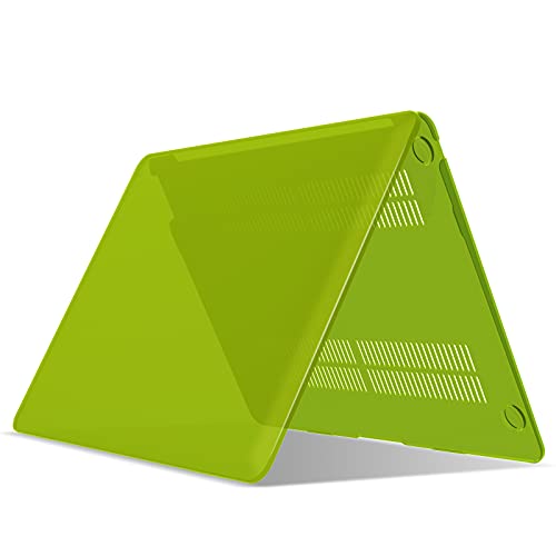 IBENZER Compatible with New MacBook Air 13 inch Case 2022 2021 2020 M1 A2337 A2179 A1932, Plastic Hard Shell Case for Mac Air 13 Retina Display with Touch ID (2018-2022), Avocado Green,AT13AVGN - color: Avocado Green