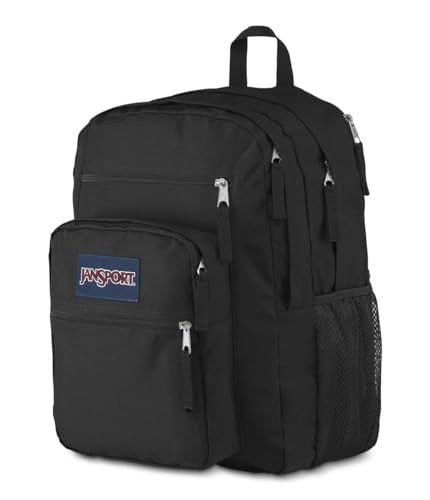 JanSport Laptop Backpack - Computer Bag with 2 Compartments, Ergonomic Shoulder Straps, 15” Laptop Sleeve, Haul Handle - Black - color: Black