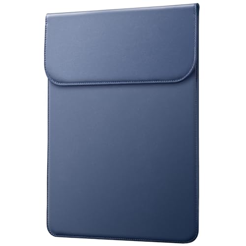 JETech Slim Laptop Sleeve for 13-Inch Devices, Navy | For MacBook Neo (A18 Pro), MacBook Air 13" (M5-M2) 2026-2022, MacBook Pro 13" (M1/M2) 2022-2016, PU Leather Material - color: Navy, size: 13-Inch