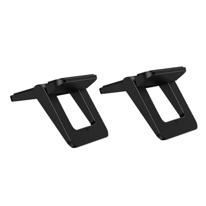 POPETPOP 2pcs Foldable Laptop Stand Holder Mini Notebook Support with Ventilated Cooling Portable Riser for Travel and Work Desk Use