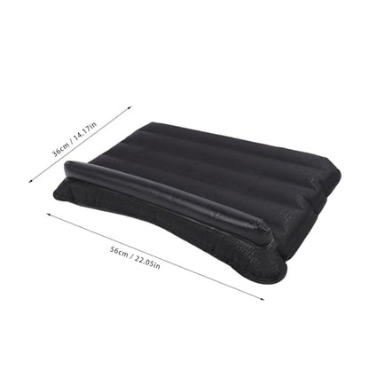 Yosoo Health Gear Inflatable Laptop Desk, Water Defence Portable Gaming Pillow for Lap, Travel Pillow Desk for Working Reading Bed Sofa 56x36 cm