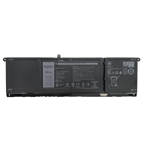 TN70C Battery Replacement for Dell Inspiron 3510 3511 3520 3521 5310 5320 5330 5410 / Latitude 3320 3330 3420 3520 3530 / Vostro 3510 3511 3520 5310 3420 5410 5510 5620 Series G91J0 V6W33 64Wh - size: 11.79*4.34*1.17 inch TN70C