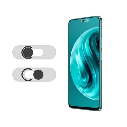 Front Camera Cover Compatible for Android Phones/Pixel/Galaxy/iPad-Black | Webcam Blocker for Single Front Camera, Privacy Slider Protects Your Phone Security - color: Black