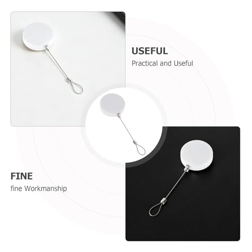 3pcs Retractable Anti-Theft Cable Lock for Electronics Display with Steel and Abs Material, Wide Compatibility and Easy Installation, for Home and Store Security