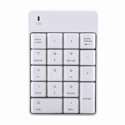 2.4GHz Cordless USB Numeric Keypad Numpad Number 18 Keys Keyboard with USB Receiver for Laptop Notebook Desktop PC Battery Not Included Plastic Remote Distance 10m