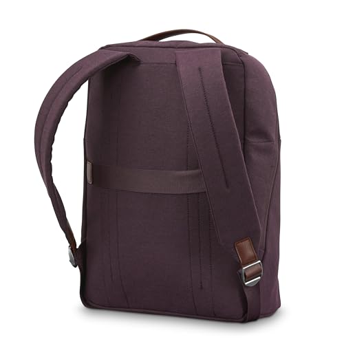 Samsonite Virtuosa Carry-On Travel Backpack with Padded Laptop Sleeve, Merlot - color: Merlot