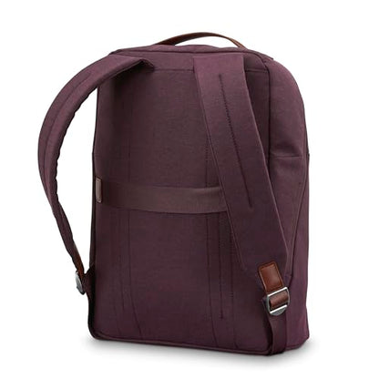 Samsonite Virtuosa Carry-On Travel Backpack with Padded Laptop Sleeve, Merlot - color: Merlot
