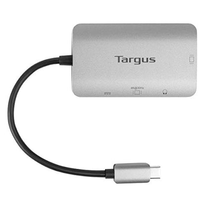 Targus+USB+C+SV+Adapt+100W+PD+Silver - style: USB-C Single Video Adapter with 100W