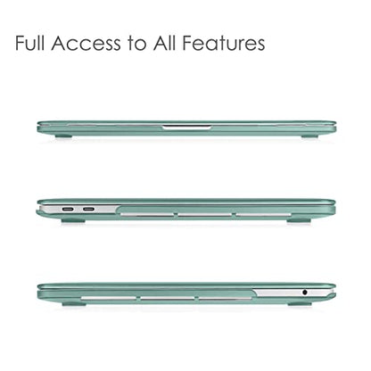 Fintie Hard Shell Case for MacBook Pro 13 Inch, Midnight Green | A2338(M2 M1) A2251 A2289 A2159 A1989 A1706 A1708 (2016-2023) with/Without Touch Bar, Snap-On Cover, Lightweight - color: Midnight Green, size: Pro 13 Inch