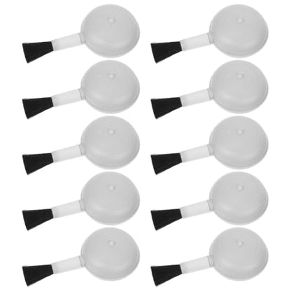 10pcs Camera Air Blower Brush Cleaning Kit Detachable Brush Attachment and Cleaning Cloth for Mobile Phones and Keyboards, Portable Design and Sturdy Abs Material for Photography