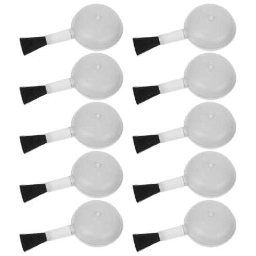 10pcs Camera Air Blower Brush Cleaning Kit Detachable Brush Attachment and Cleaning Cloth for Mobile Phones and Keyboards, Portable Design and Sturdy Abs Material for Photography