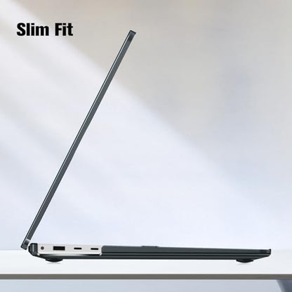Fintie Case for 15 Inch Microsoft Surface Laptop 7 (2024 Release Model: 2037) / Surface Laptop 8th 15-inch (2026) - Protective Slim Snap On Hard Shell Cover (Crystal Black) - color: Crystal Black