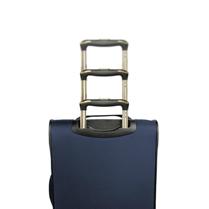 Kenneth Cole REACTION Chelsea Chevron Quilted Luggage, Navy, 3-Piece Set (20"/24"/28") - color: Navy, size: 3-Piece Set (20"/24"/28")