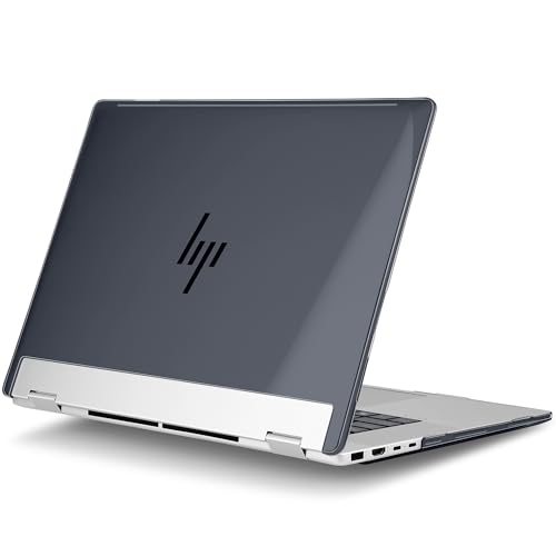 Clear Case for 16-inch HP Envy x360 2-in-1 Laptop (2024/2025) Compatible with 16-ACxxxx / 16-ADxxxx Series Ultra-Slim Lightweight Scratch-Resistant Hard Shell, Black - color: Black