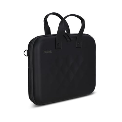 Rollink Laptop Case EVA Hard-Shell, Water-Resistant Computer or Table Bag with Shoulder Strap, Organized Travel Storage - color: Charcoal Landscape