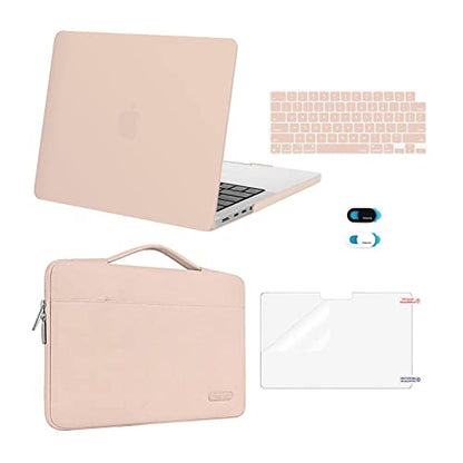 MOSISO Compatible with MacBook Pro 14 inch Case M5 2026 M4 M3 M2 M1 2025-2021 A3427 A3426 A3434 A3112 A3185 A3401 A2918 A2992 A2779 A2442, Case&Bag&Keyboard Skin&Webcam Cover&ScreenFilm, Camel - color: Camel