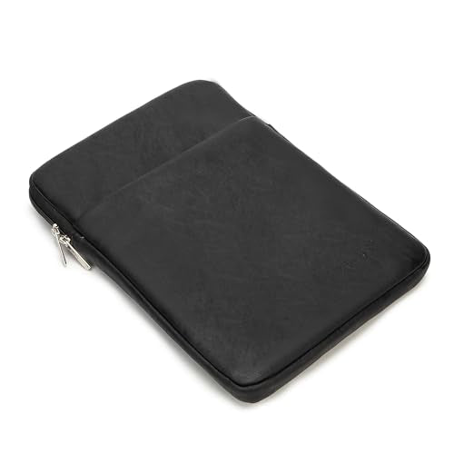 Kinmac 360° Protective Vertical Laptop Sleeve Case Cover Bag (Black PU, 12.5 inch-13.3 inch) - color: Black PU, size: 12.5 inch-13.3 inch