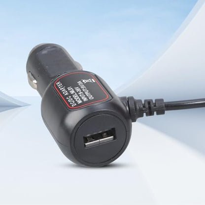 Dash Cam Charger USB, Heavy Duty 12v 24v Car Socket to 5v 3a USB C Port Power Cord Power Supply Cable Replacement for Truck Equipment USB C Car Charging Adapter